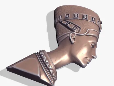 NEFERTITI QUEEN OF ANCIENT EGYPT PENDANT M02 3D print model