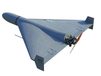 Shahed-136 Kamikaze Drone Geranium-2 Low-poly 3D model