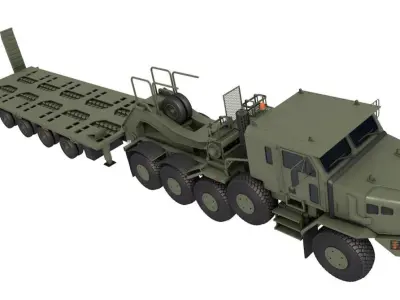 Oshkosh Defense to produce EHETS Enhanced Heavy 3D model