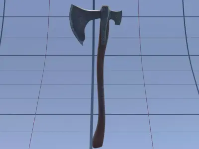 Axe Cratos PBR 3D Model 3D model