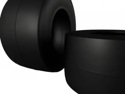 F1 Tire 3D model by Sergey