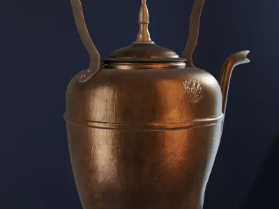 Antique teapot of the 19th and 20th-cc 3D model