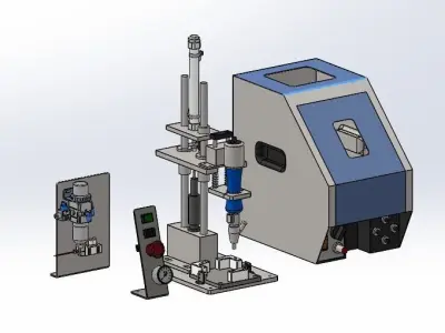 Automatic Screw Tightening Machine 3D model