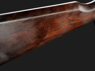 winchester 1873 Low-poly 3D model