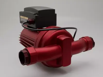 Industrial Circulation Water Pump Heating and Plumbing 3D Model 3D model