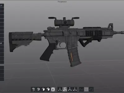 M86 Assult  Rifle 3D model