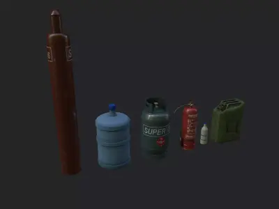 Ballons Low-poly 3D model