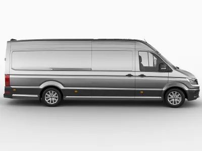 VW Crafter II 2017 L3H2 panel van 3D model
