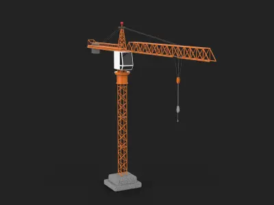Tower Crane 3D model purchase