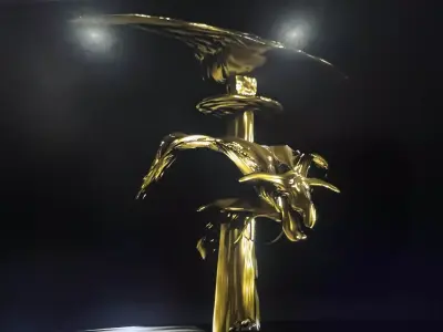golden dinosaur 3D model
