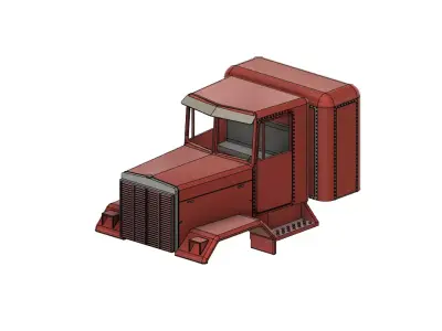 US TRUCK LKW TAMIYA RC MODELLBAU 3D print model