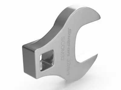 Open End Metric Crowfoot Wrench SCOM32 Low-poly 3D model