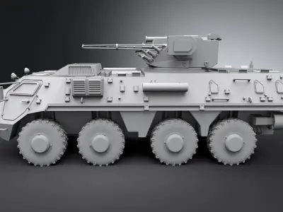 BTR 4e Scale model 3D print model