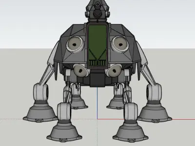 AT-TE Star Wars Low-poly 3D model
