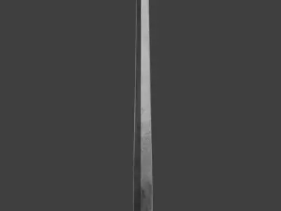 Medieval Short Sword Low-poly 3D model
