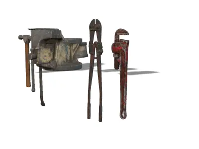 Ultimate Mechanic Toolkit Low-poly 3D model