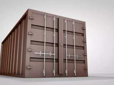 Container shipping 3D model order