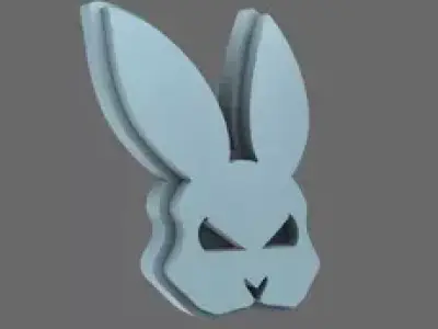 Bunny Boys V10B Shoulder Symbols 3D print model