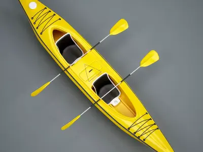 Recreational Kayak II 3D model