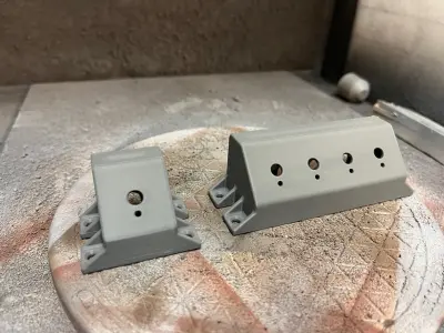 Toggle Switch Brackets 45 Degree 1-4 holes for switches 3D print model