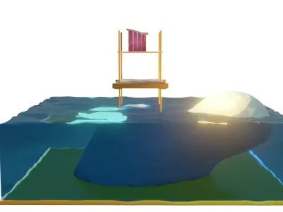 Sea Shack 3D model
