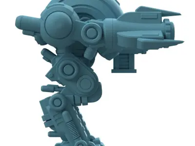Xeno Mech Modular Miniature 3D print model