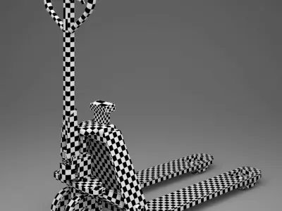 Pallet truck manual 3 3D model