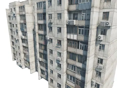 Khrushchyovka 50-Letiya Magnitki 67 3D model