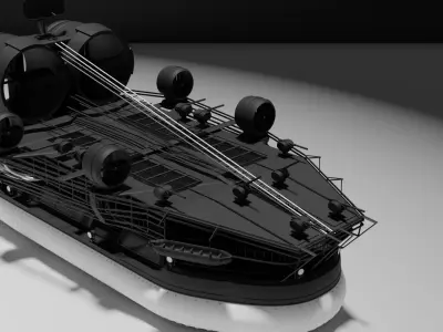  Air-Cushion Vehicle 3D model