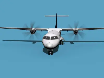 ATR  ATR-72-600 Lufthansa Team 3D model