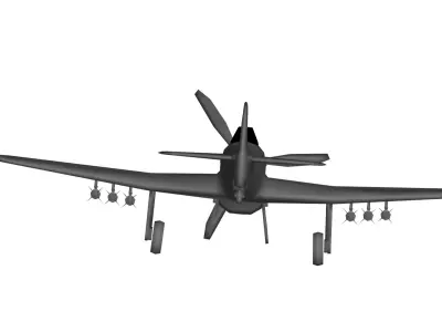 Hawker Typhoon 3D model purchase