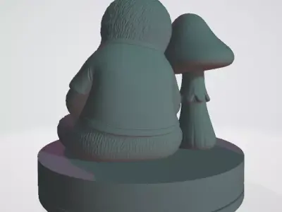 Chill Sloth Herb Grinder- 2-Part Magnetic - MellowVerse 3D print model