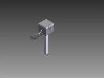 Mechanical Can Crusher Free 3D model
