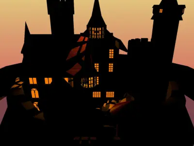 Medieval Castle Free 3D model purchase