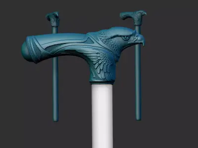 The eagle handle 3D print model