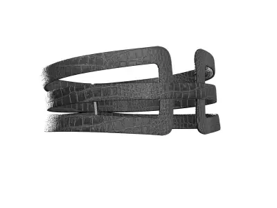 Black Frame Belt 3D model