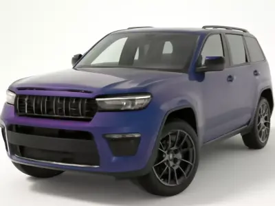 Jeep Grand Cherokee 4xe Purple Pearlescent 3D model