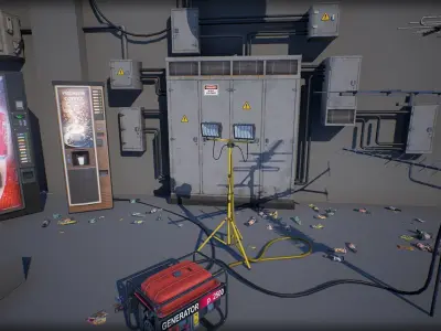 Industry Props Pack 5 Low-poly 3D model