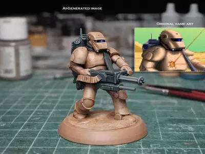 Dune 2 Heavy Troopers 3D print model