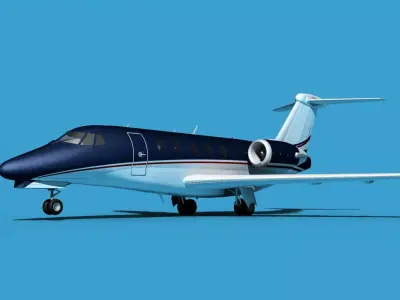 Cessna Citation 650 III V05 3D model
