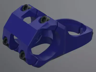 Realistic Bicycle Stem Part 3D model