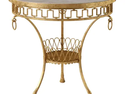 1stdibs Gueridon by Gilbert Poillerat 3D model