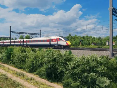 British Rail Class 800 - LNER Livery Low-poly 3D model