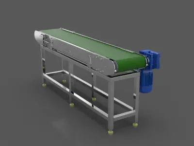 Stainless Steel Conveyor  3D model