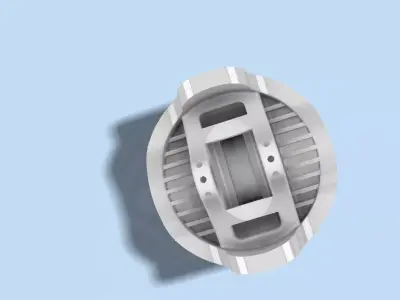 Racing piston 3D print model
