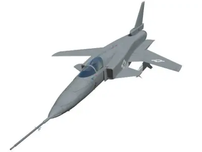 grumman x-29 3D model purchase