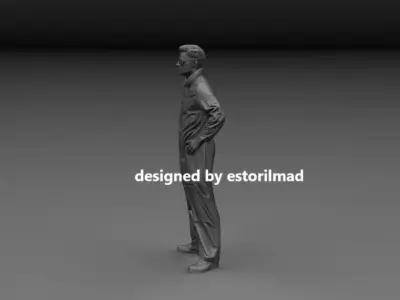 US AIRCRAFT CARRIER RUNWAY PERSONNEL 3D print model