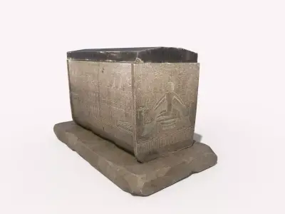 Egyptic Sarcophagus 3D model purchase