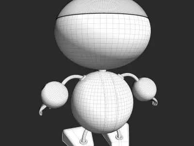 Futuristic Robot 3D model purchase