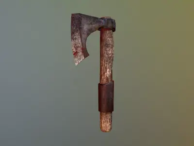 Axe Game Ready Low-poly 3D model purchase